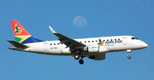 Fly Airlink to Durban International Airport close to The Riverside Hotel