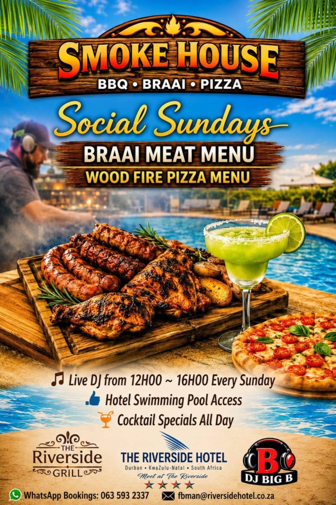 social sundy braai at riverside hotel