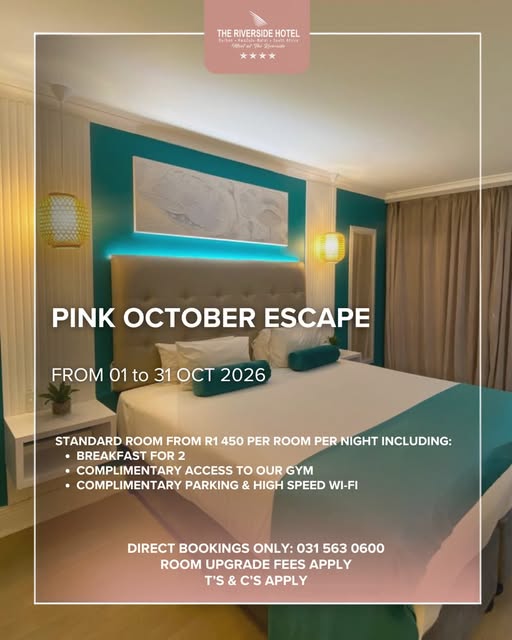 RIverside Hotel October Accommodation Special 2026