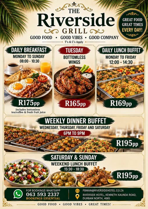 riverside grill buffet